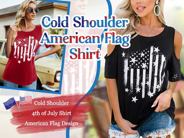 flag shirt for women