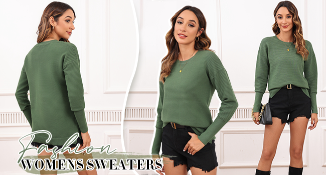 womens green sweater