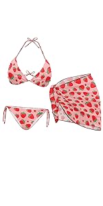 Strawberry Bikini Set