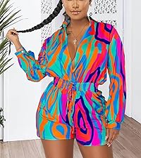 sexy long sleeve rompers for women