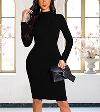 bodycon midi dress sexy elegant sweater dress club party dress