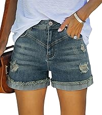 onlypuff jean shorts for women denim shorts ripped distressed shorts summer