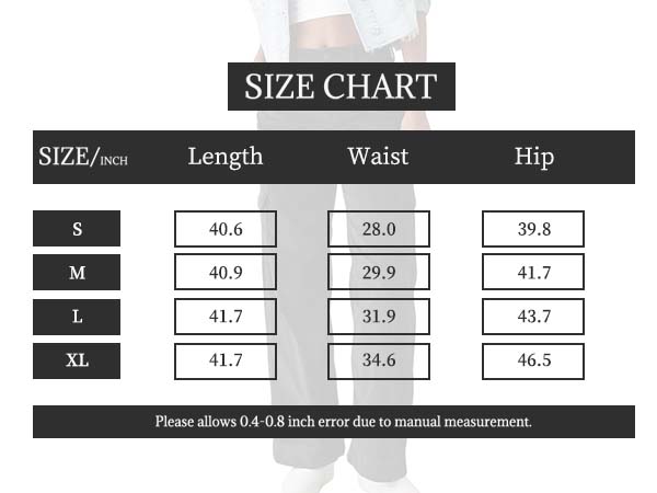 WEFEBI Corduroy Cargo Pants Women High Waist Baggy Flap Pockets