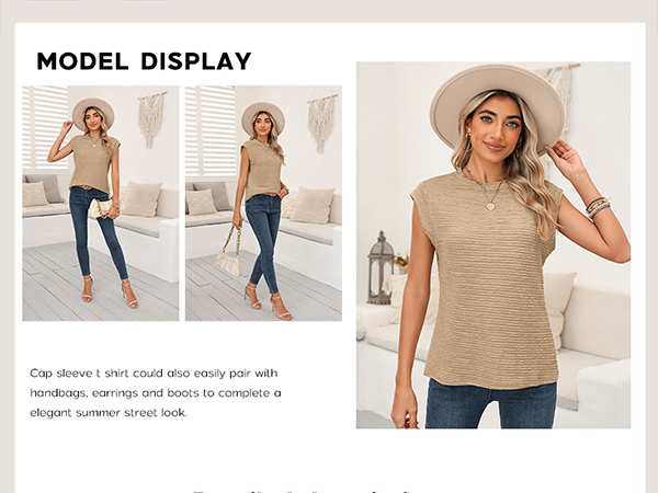 cap sleeve tops for women casual dressy