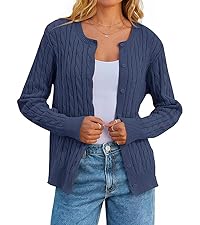 Classic Cable Knit Cardigan