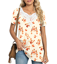 Anydeer Women Tunic Tops