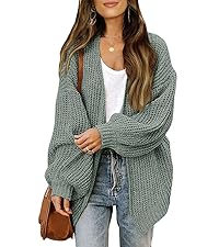 Balloon Sleeve Cardigan