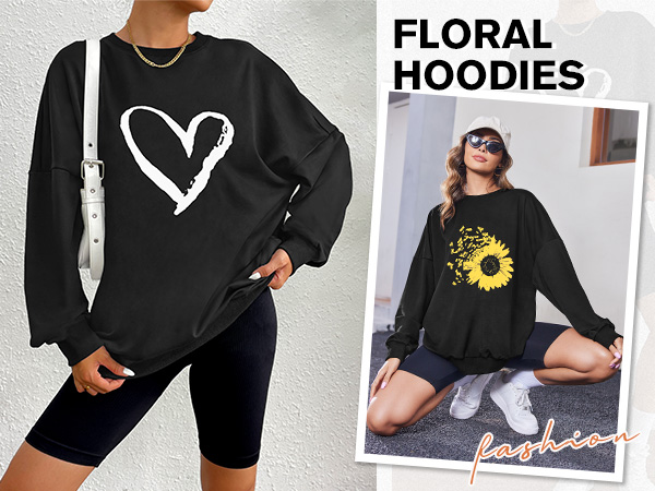 floral hoodies 