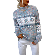 snowflake pullover sweater