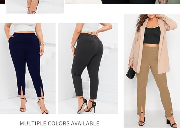 plus size pants for women plus size black pants