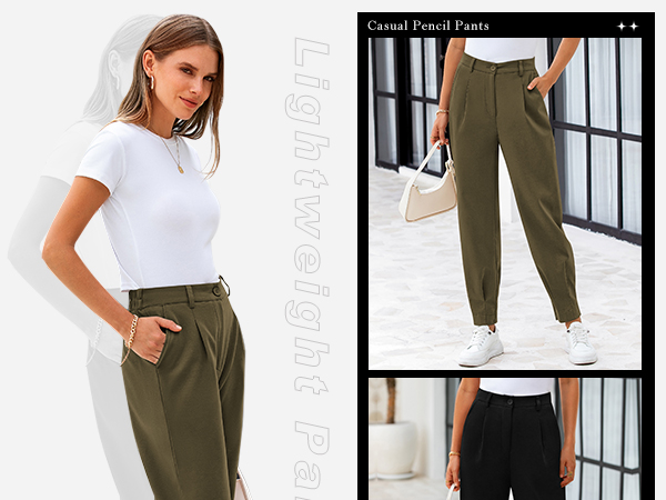 womens work pants business casual pants for womens dress pants slacks women ankle pants for women