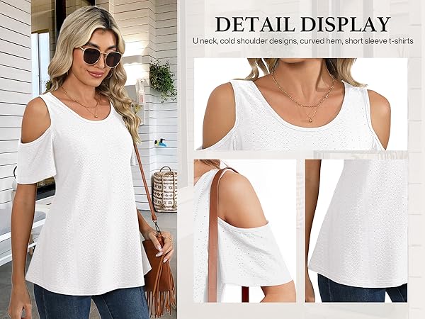 Tshirts Scoop Neck Basic Blouse