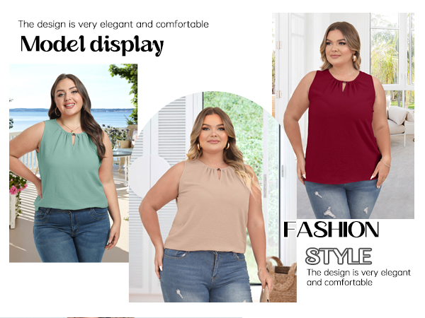 plus size tank tops for women loose fit