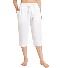 Petite Linen Capris