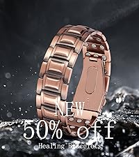 Feraco 3X-Upgrade Copper Bracelets for Men