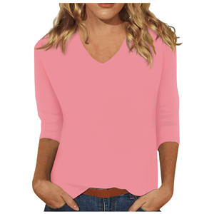 3/4 sleeve tops for women 2024