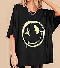 Oversized Graphic Tees -3