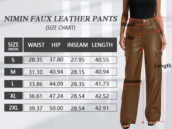 faux leather pants