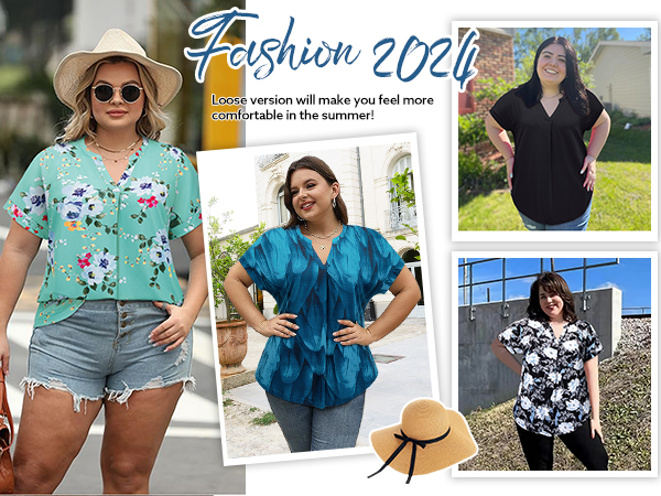 plus size summer tops