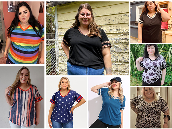 plus size top women