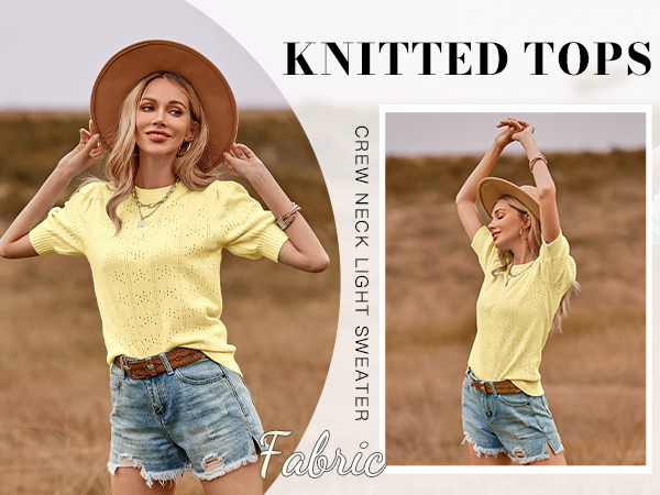 soft knitted tops