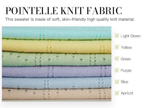 Pointelle Knit Shirts