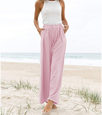 wide leg pants woman