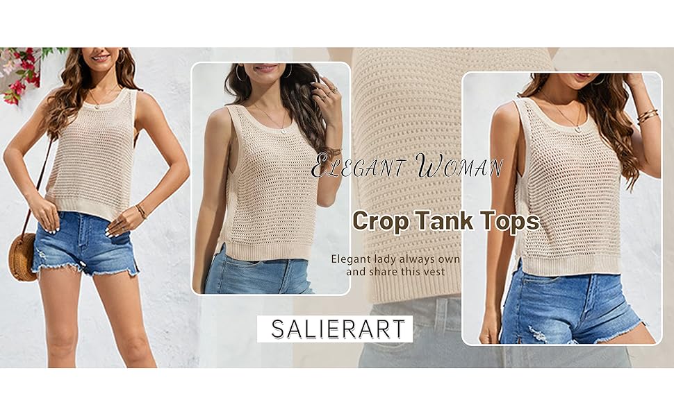 Women''s Summer Knit Sweater Vest