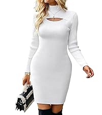 Cutout Sweater Dress