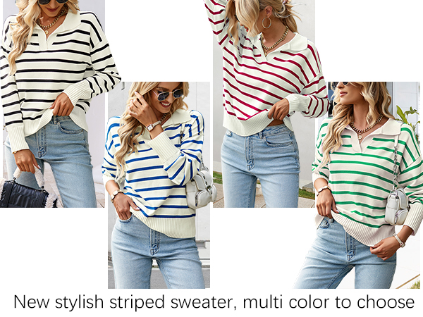 Striped Loose Sweater