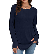 long sleeve tunics for women