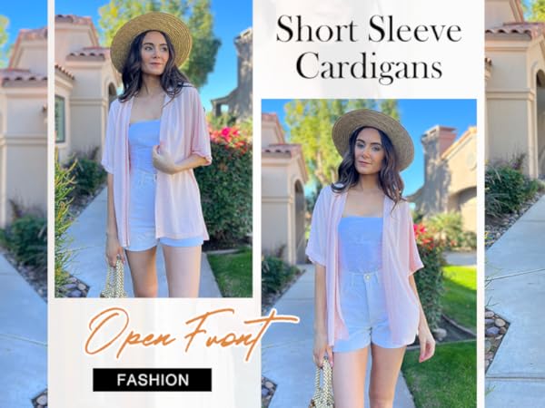 short sleeve cardigan