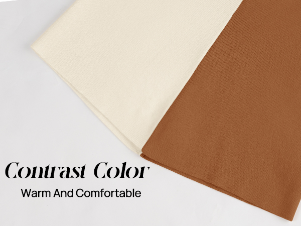 Contrast Color Undershirts for Women