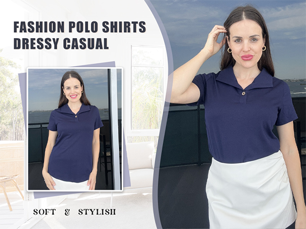 polo shirts for women