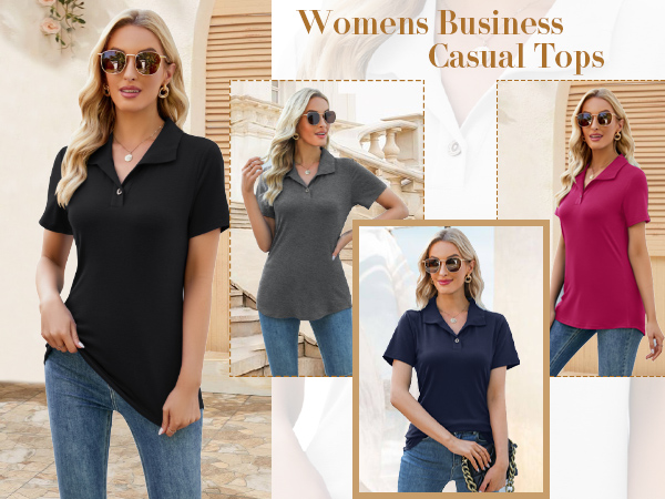 polo shirts for women