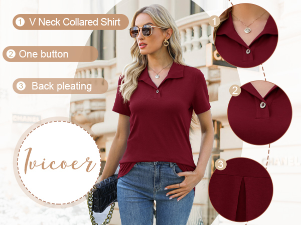 polo shirts for women