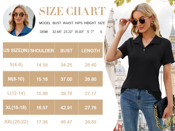 polo shirts for women