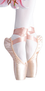 ballet pointe shoes