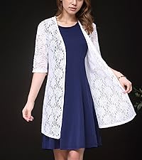 Long Floral Lace Cardigan