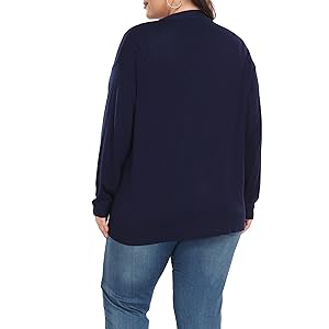 knit plus size cardigan