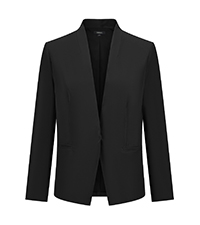 Tapata Women Casual Collarless Blazer Lightweight Jackets One-Button Closure Suit for Office Work