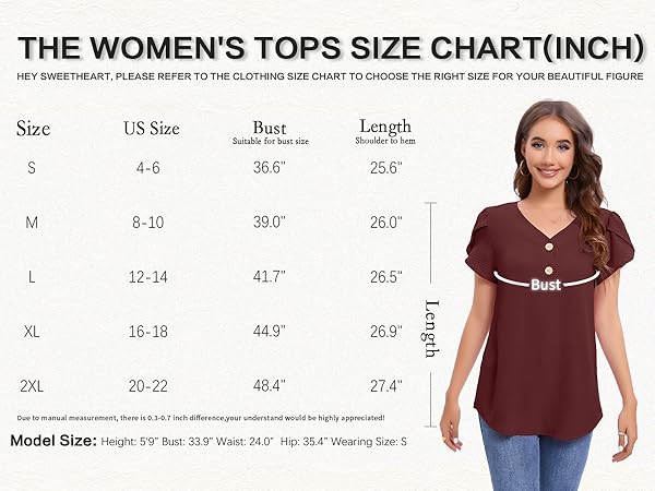 NILOUFO Womens Summer T Shirts Casual Short Sleeve Tops Trendy Blouses V Neck Tunic