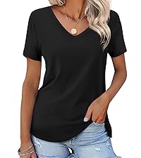 Casual V Neck Tops