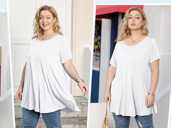 Plus size tunic