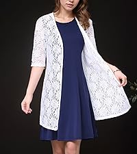 Long Floral Lace Cardigan