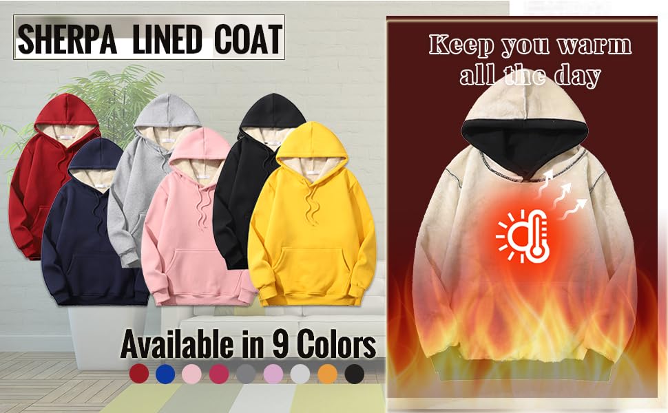 fleece lined sweatshirt,warm jackets for women ,womens winter jackets,cold weather gear women