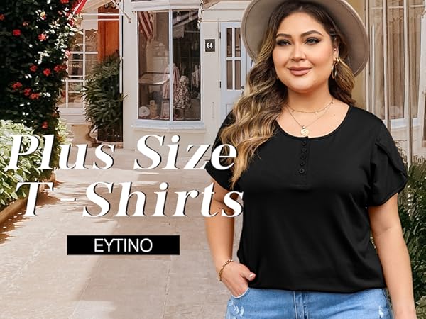 plus size t shirts for women