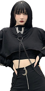 MEOWCOS GOTHIC CROP TOP