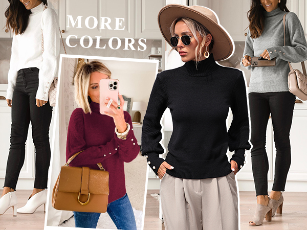 turtleneck sweaters for women