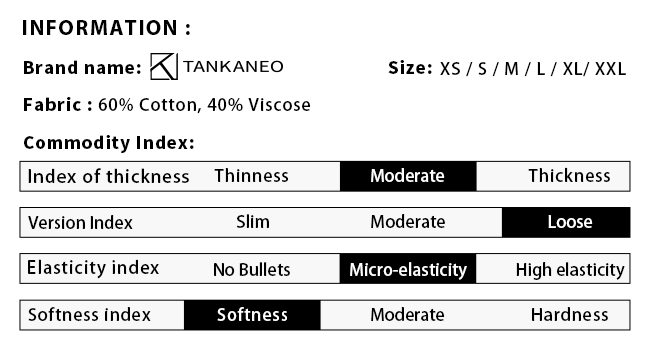 SHIRTS SIZE CHART